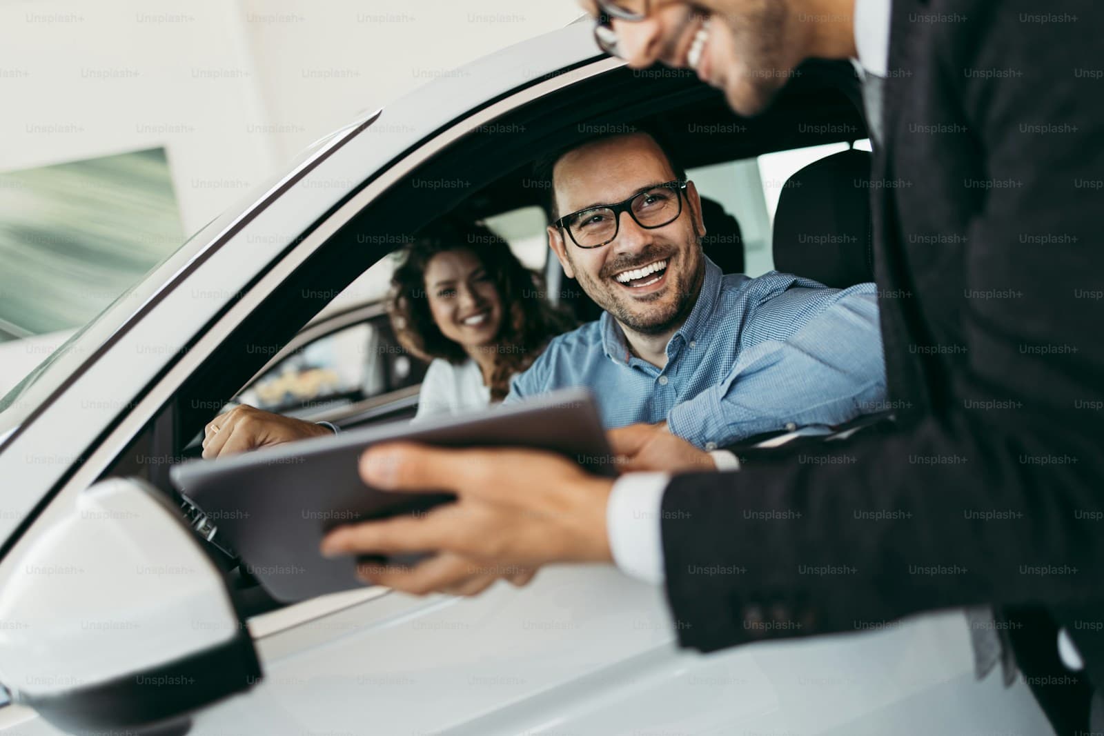 New Car Purchase — insurance-related stock photo